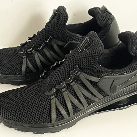 NIKE Shox sneakers Men's gravity shoes Black sneakers size 9 - Picture 9 of 12